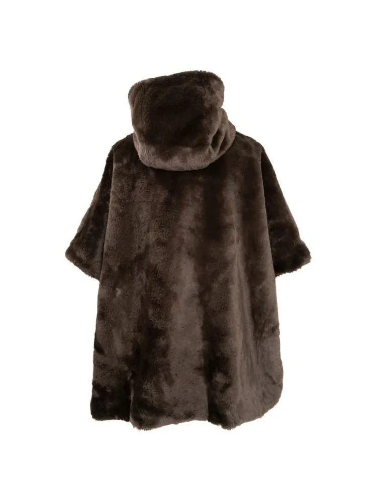 Faux Fur Cape