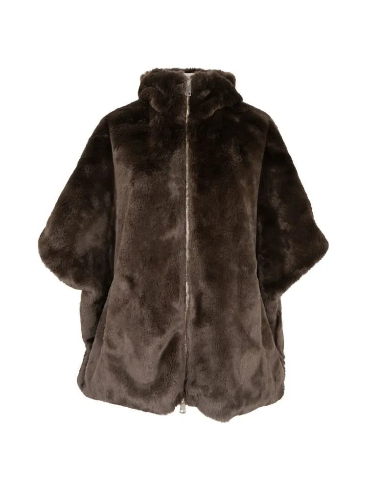 Faux Fur Cape