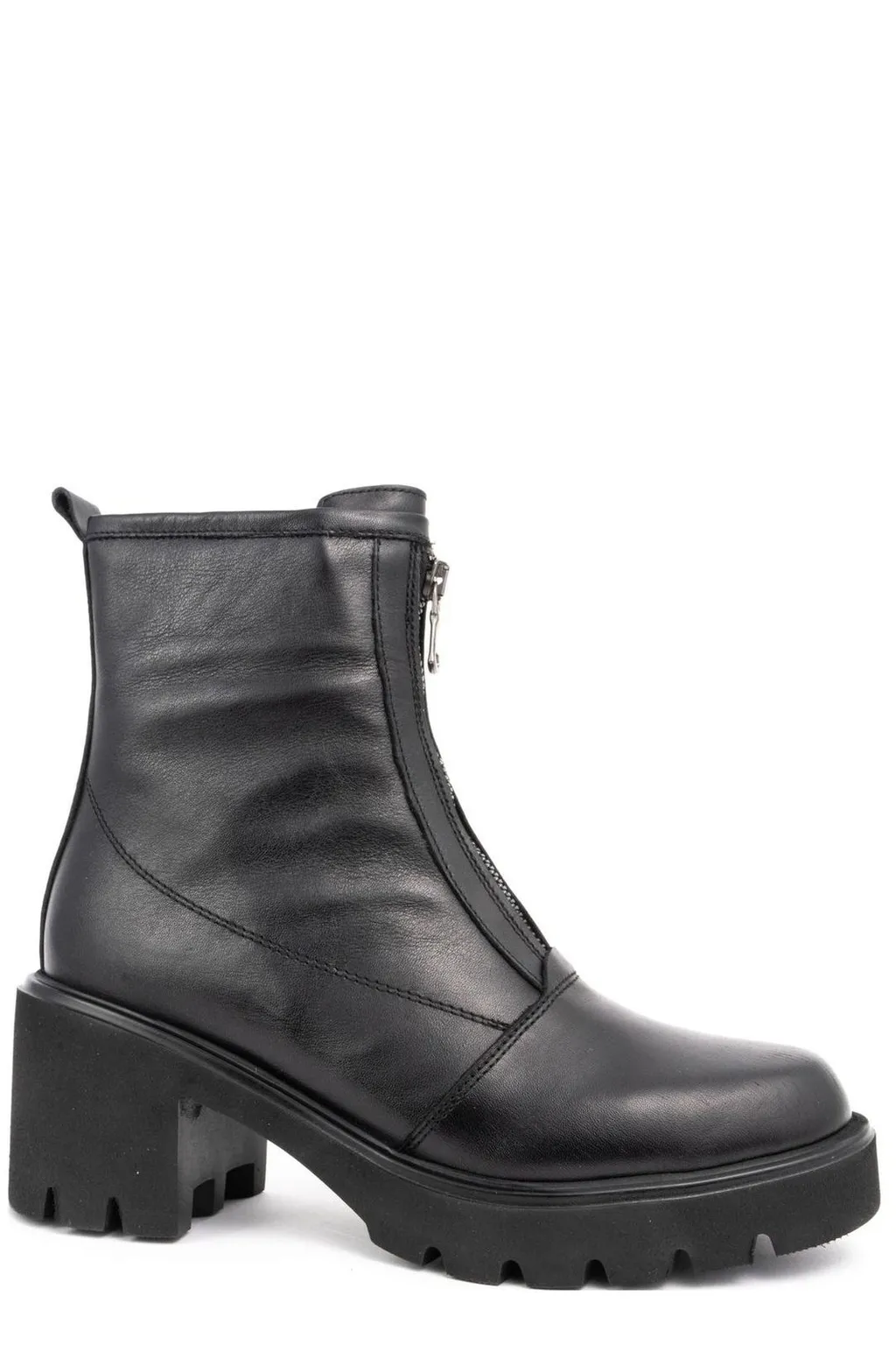 Platform Zip Ankle Boots