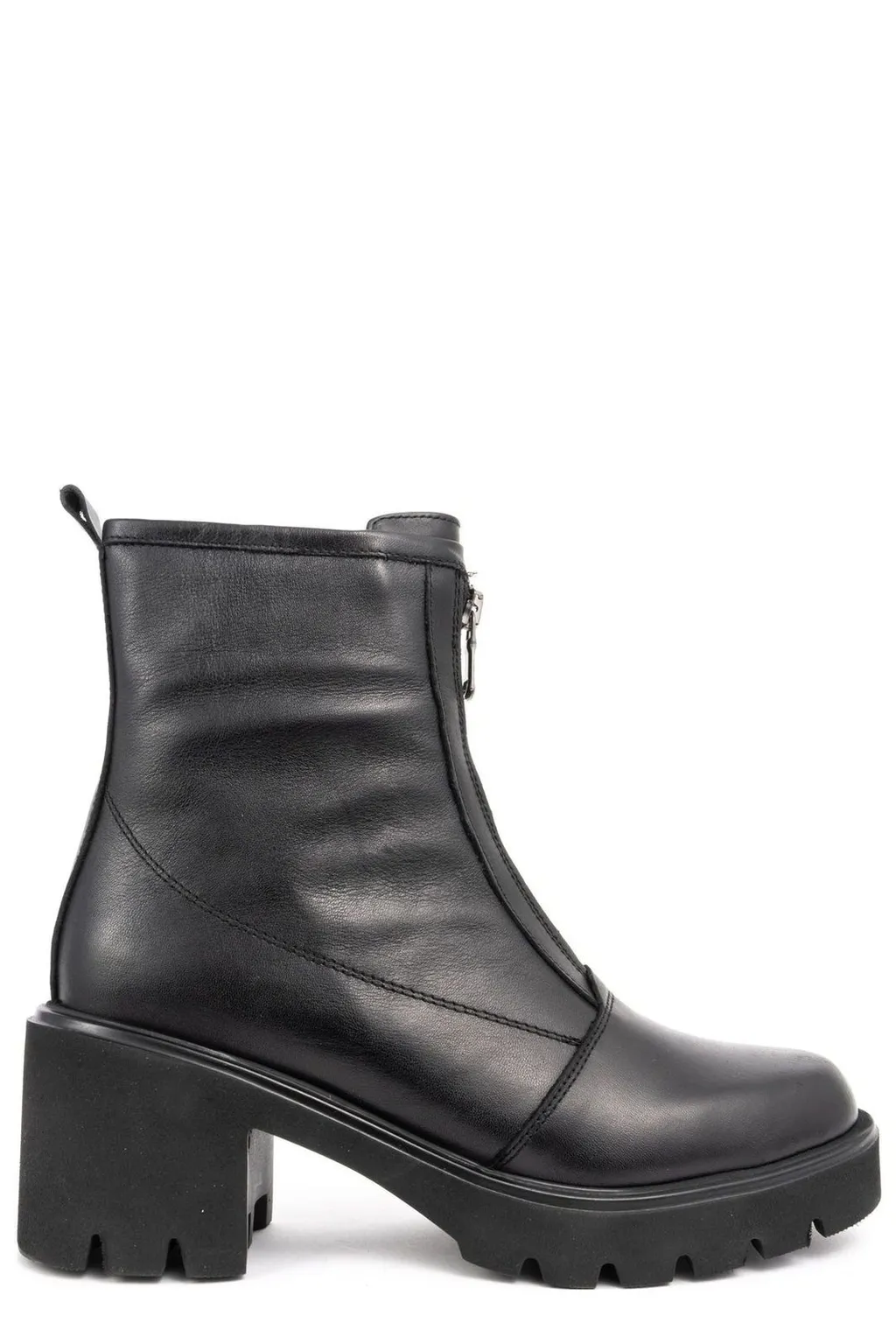 Platform Zip Ankle Boots