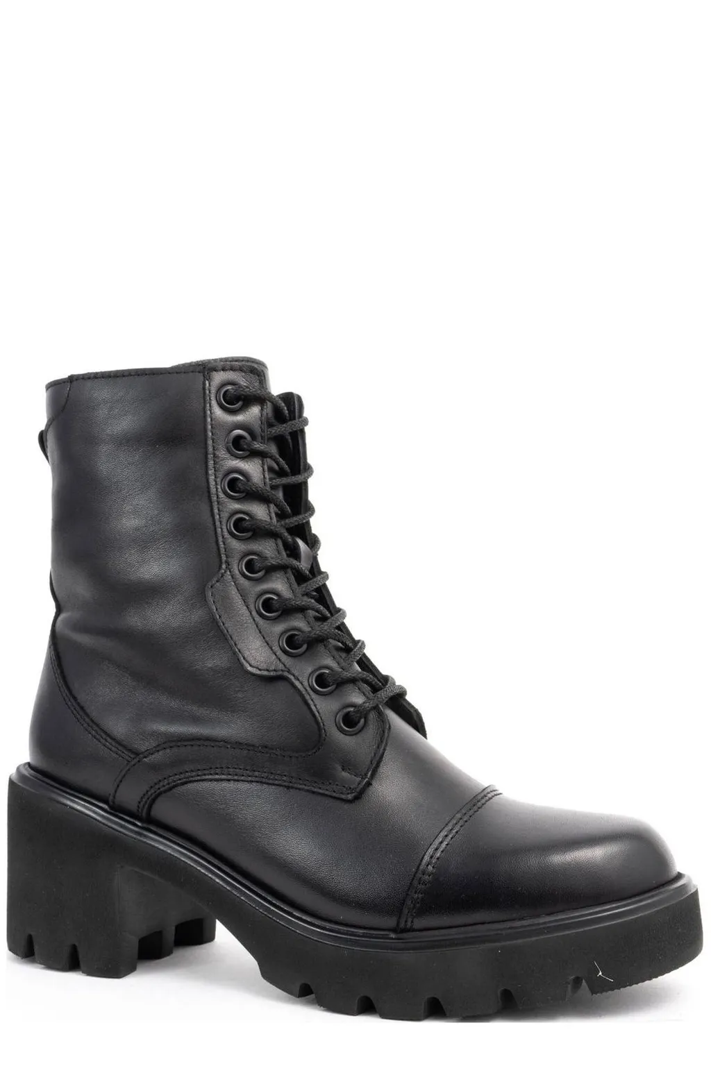 Lace-Up Platform Boots