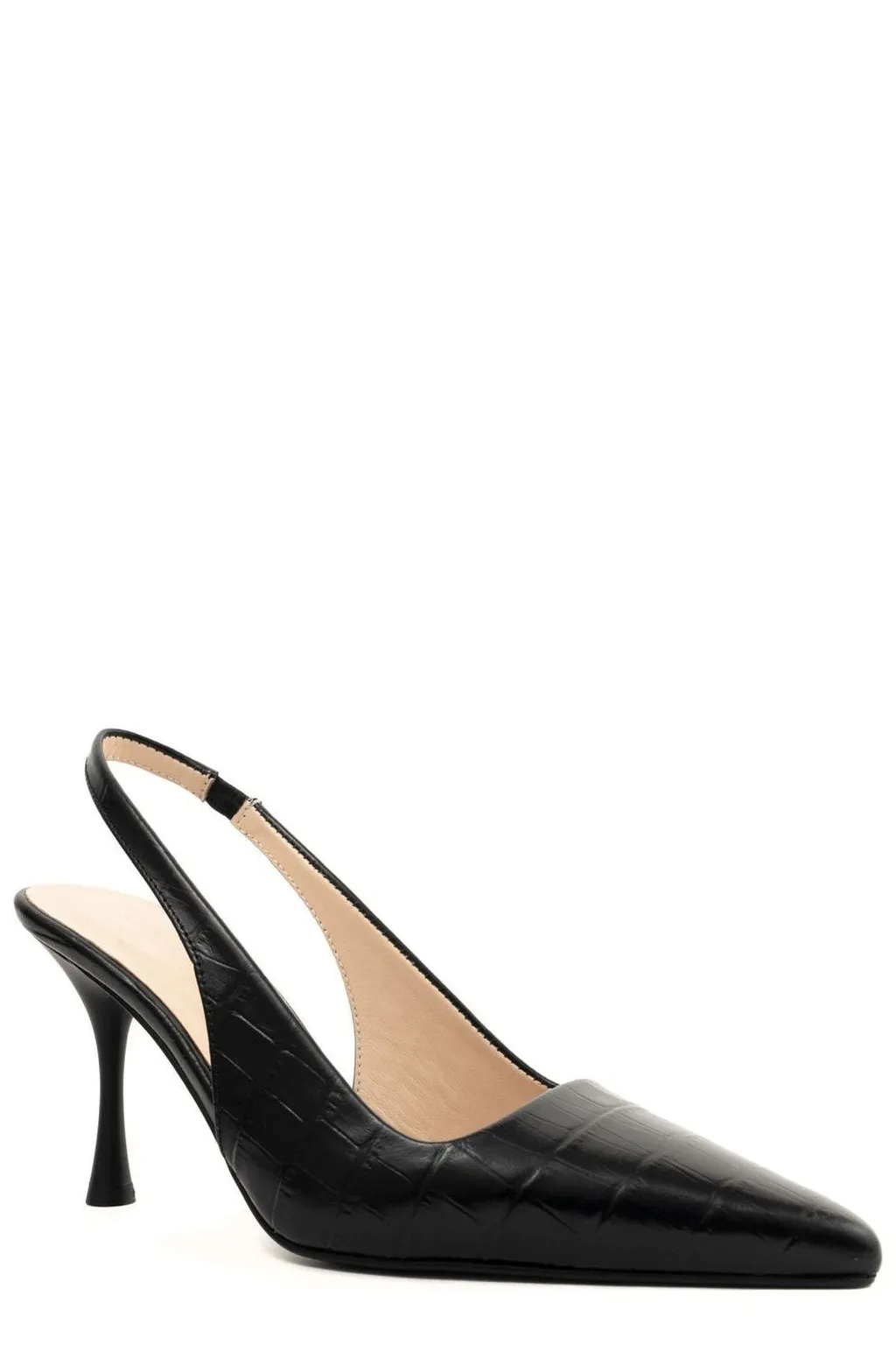 Pointed Toe Slingback Heels