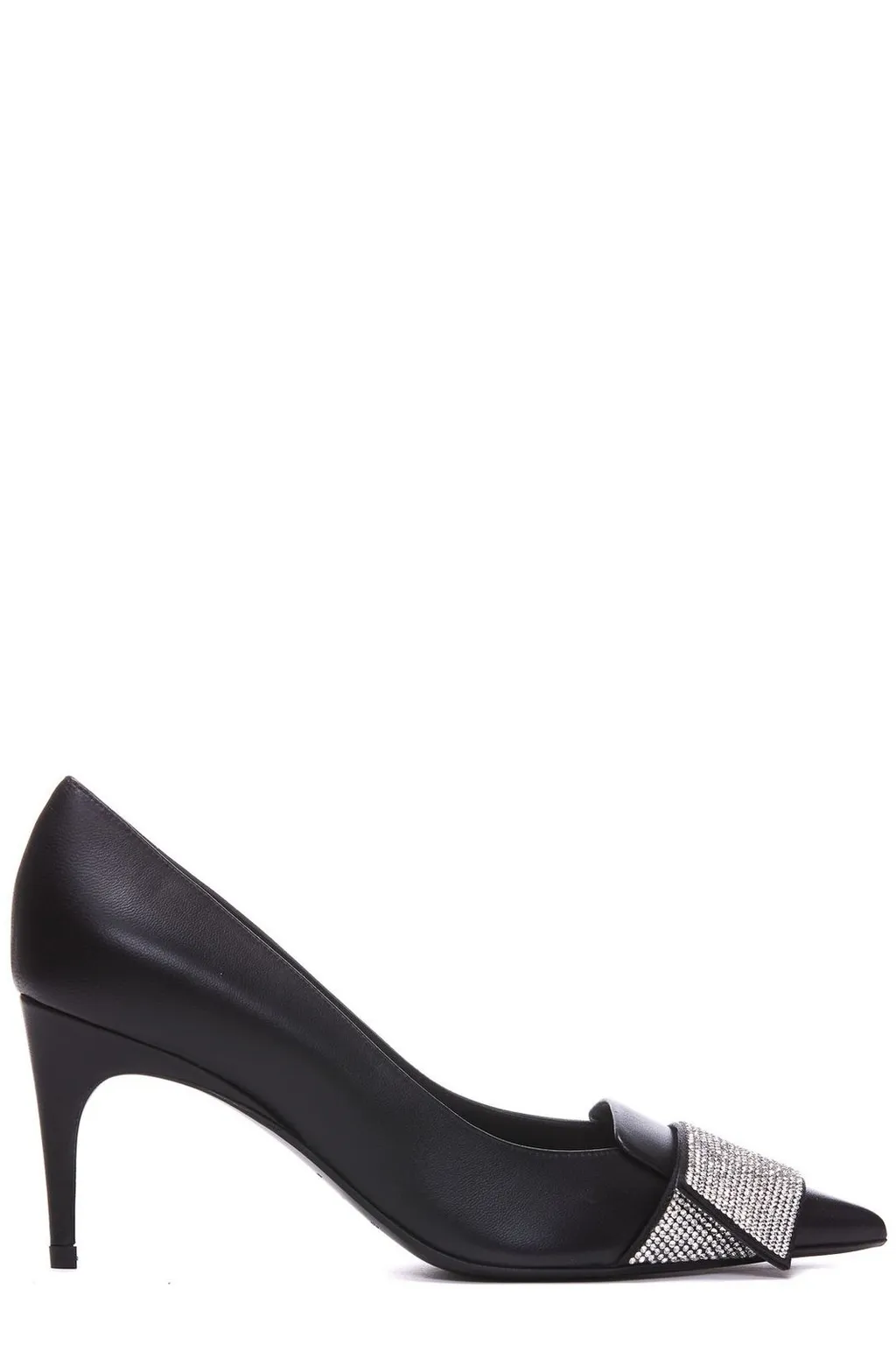 Pumps With Rhinestone Buckle