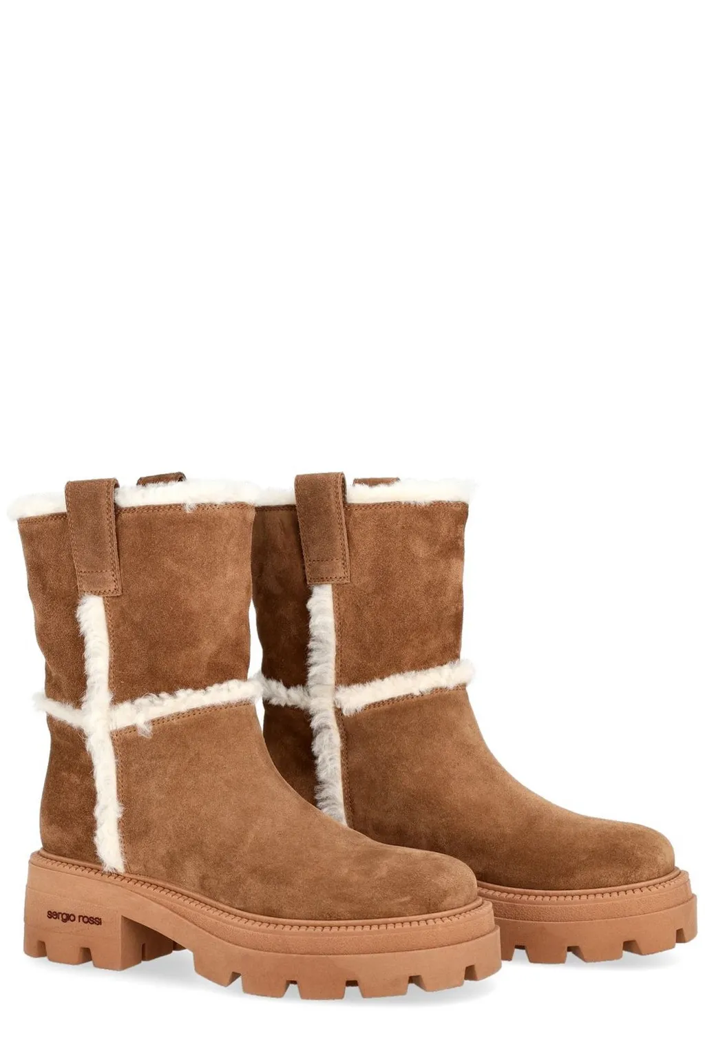 Shearling Trimmed Boots