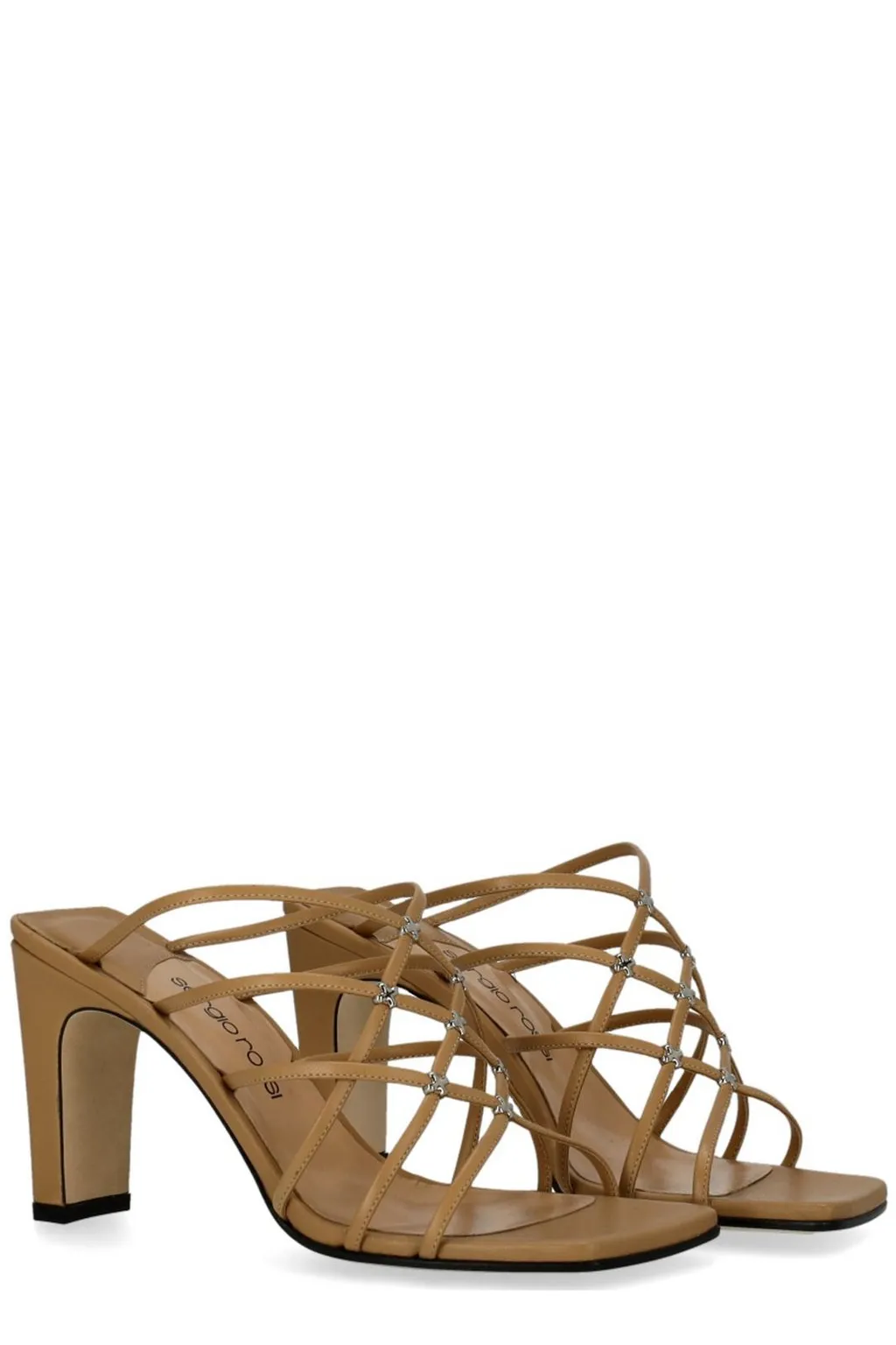 Strappy Heeled Mules