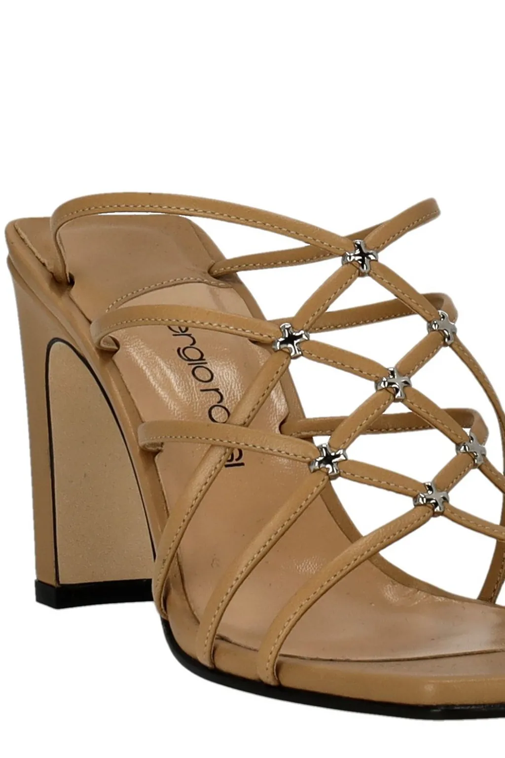 Strappy Heeled Mules