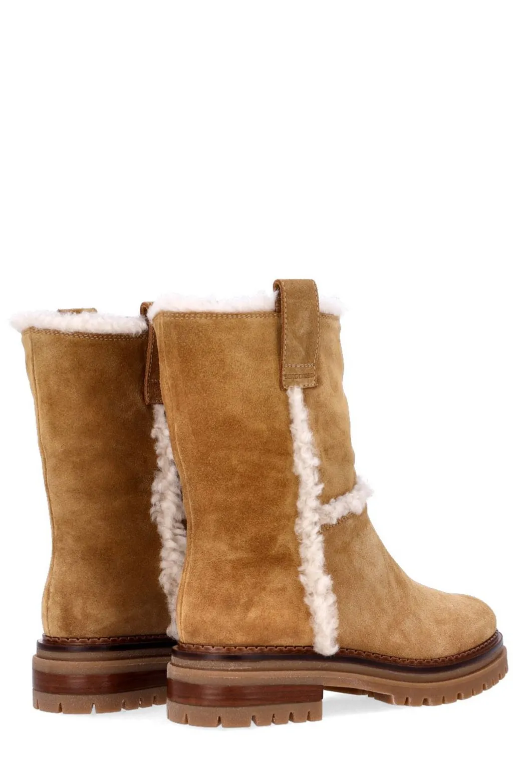 Shearling Trim Boots