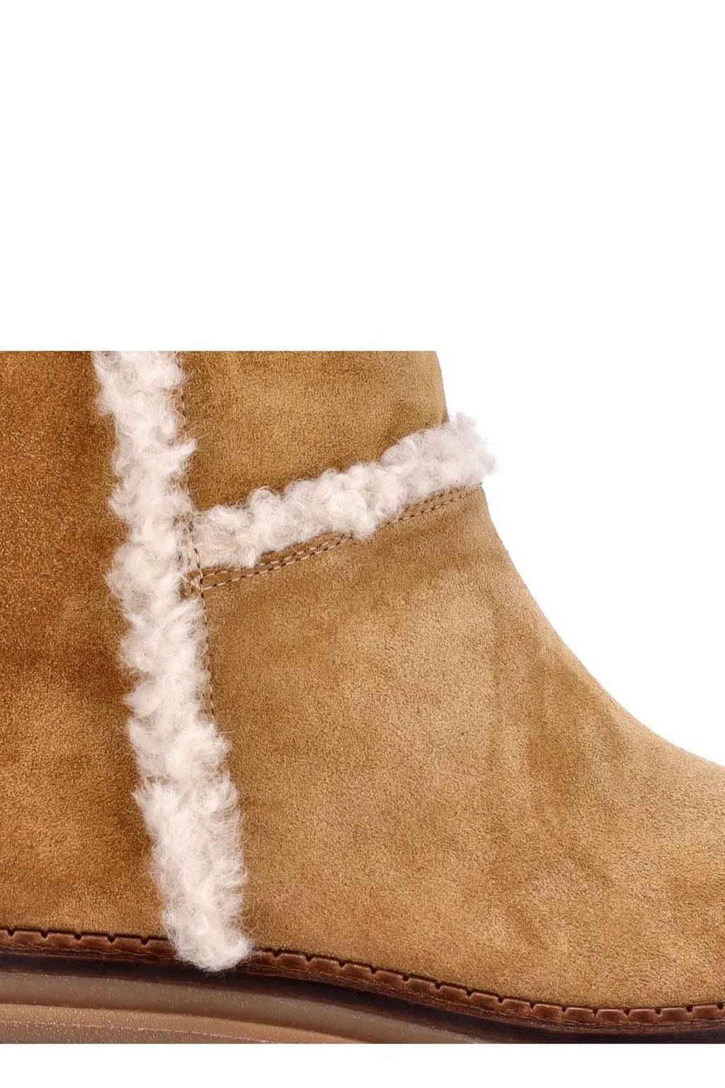 Shearling Trim Boots