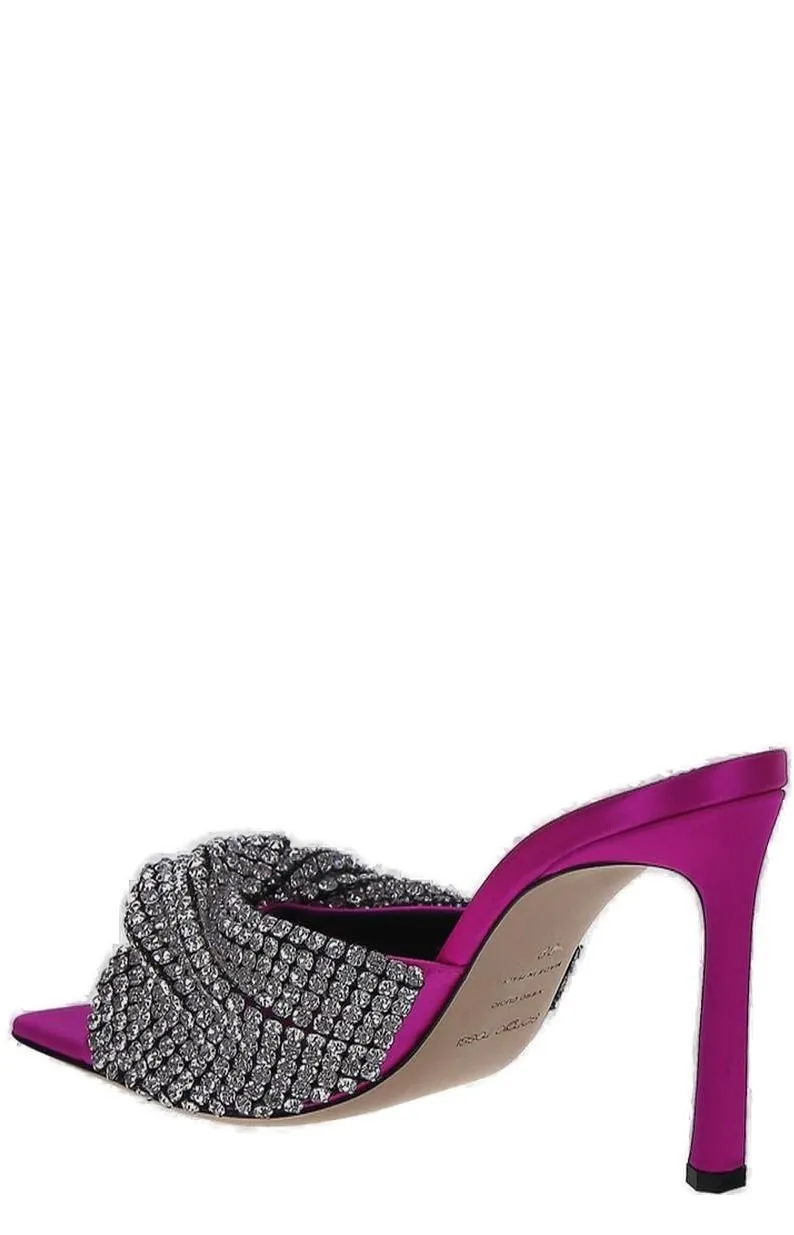 Mules With Crystal Bow
