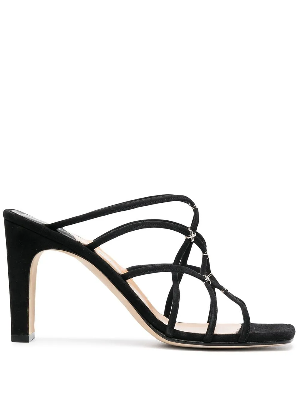 Strappy Heeled Mules