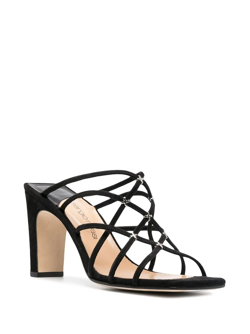 Strappy Heeled Mules