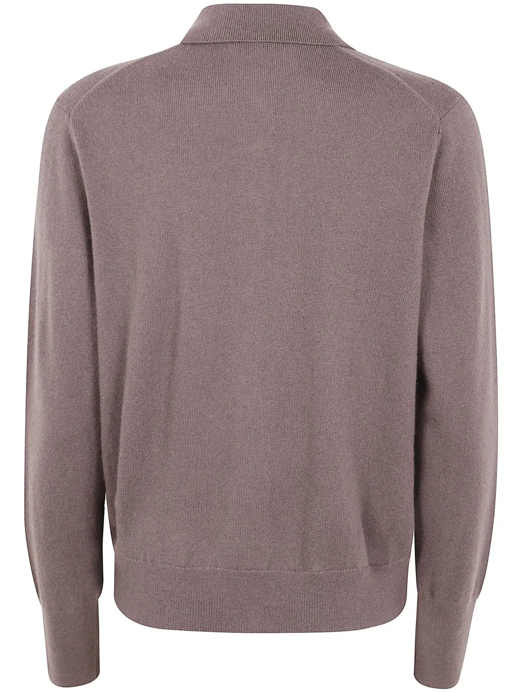 Long-Sleeve Polo Sweater
