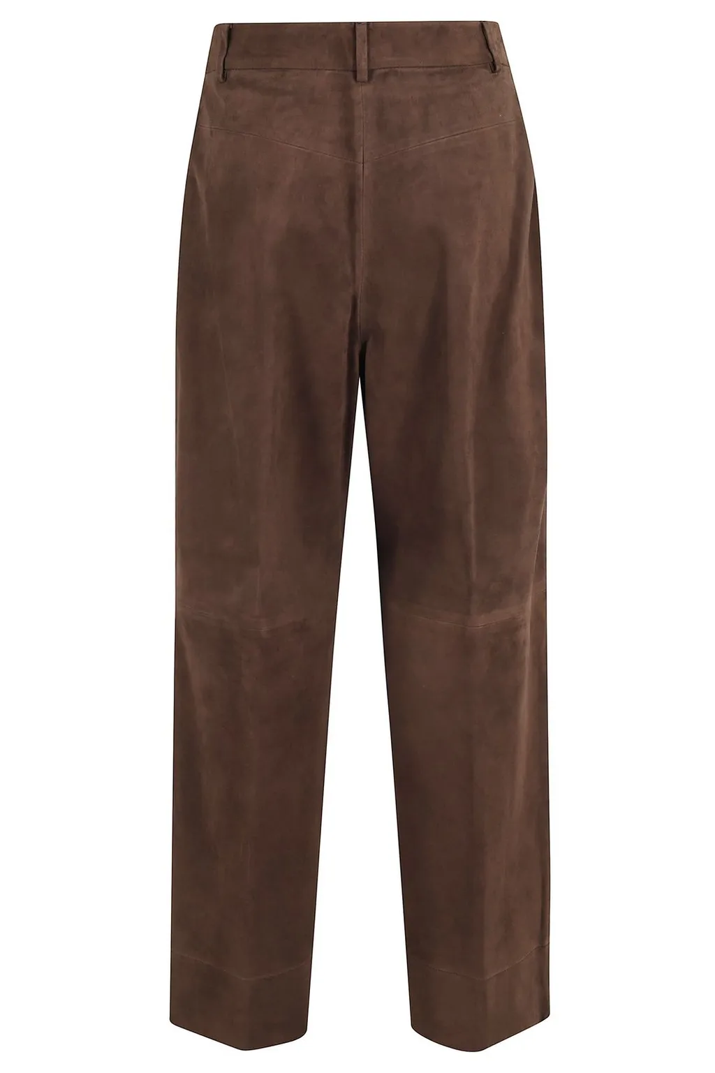 High-Waisted Pleated Trousers
