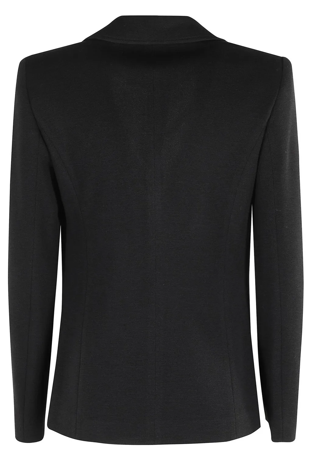 Single-Breasted Wool Blend Blazer