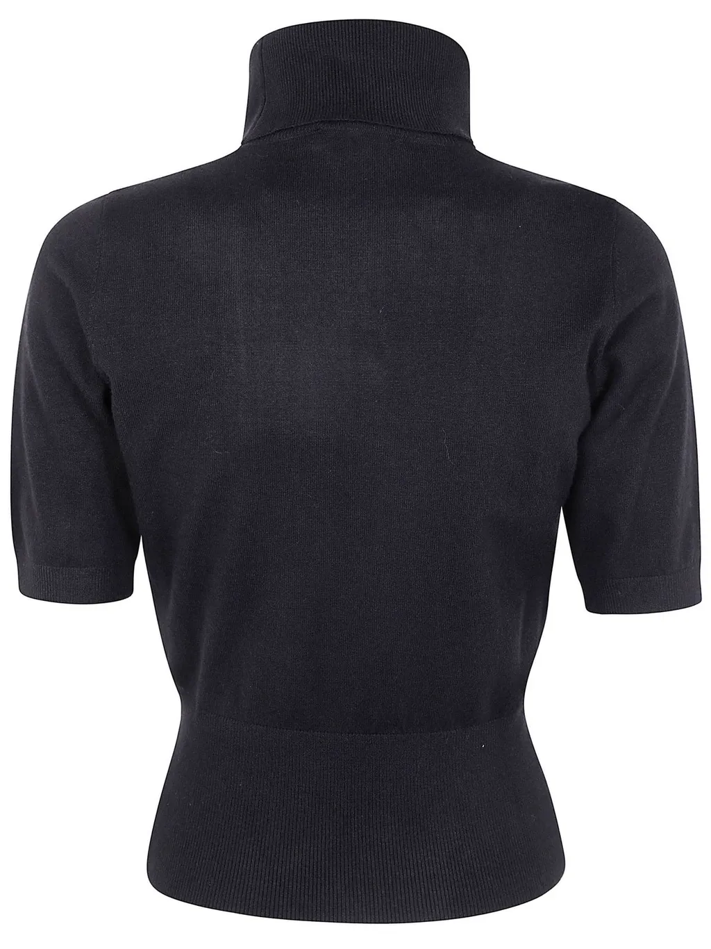 Turtleneck Sweater With Rhinestone Embellishment