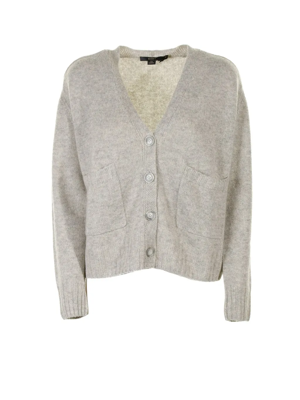 V-Neck Button-Up Cardigan