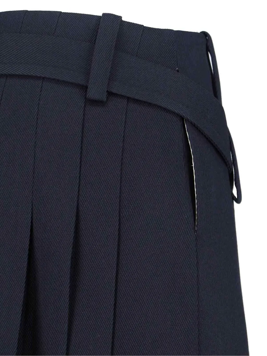 Pleated Midi Skirt