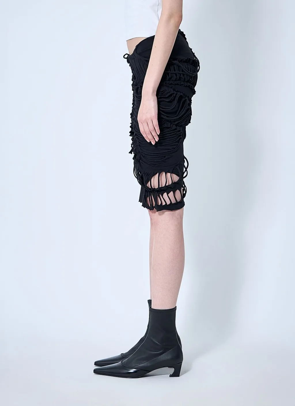 Distressed Cut-Out Leggings