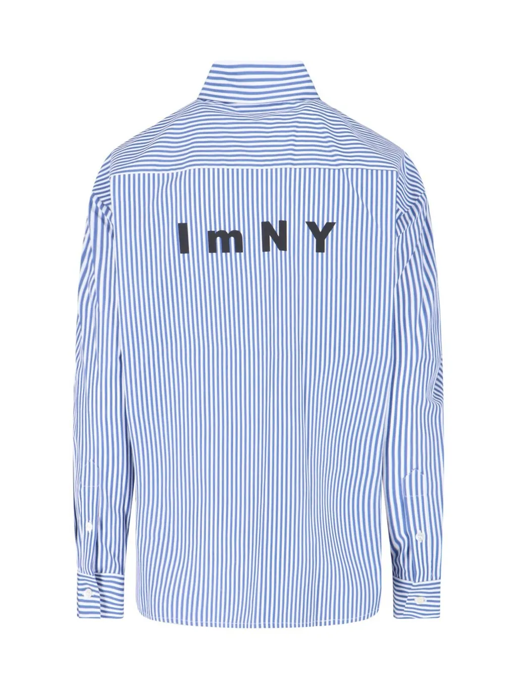 Striped Shirt With Print I'm Ny