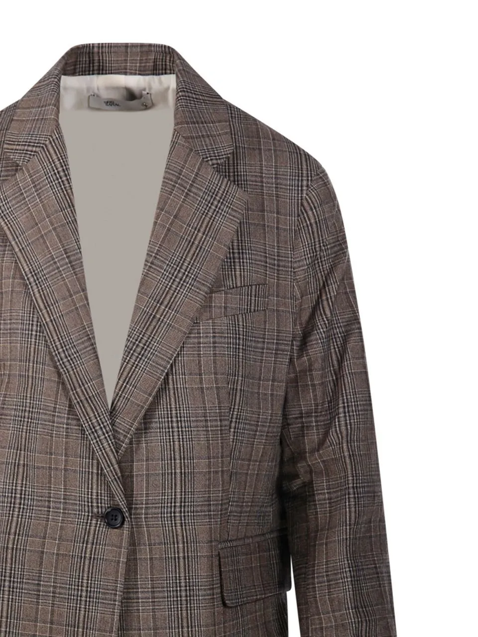 Checked Blazer