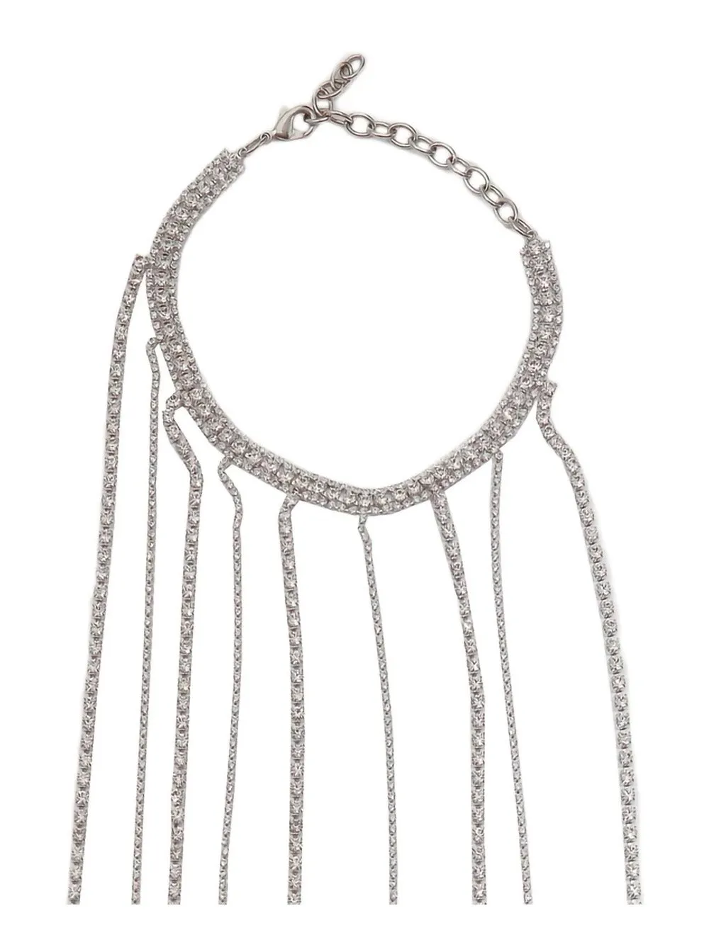 Crystal-Embellished Choker Necklace
