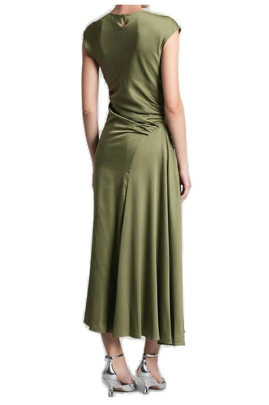 Draped Midi Dress