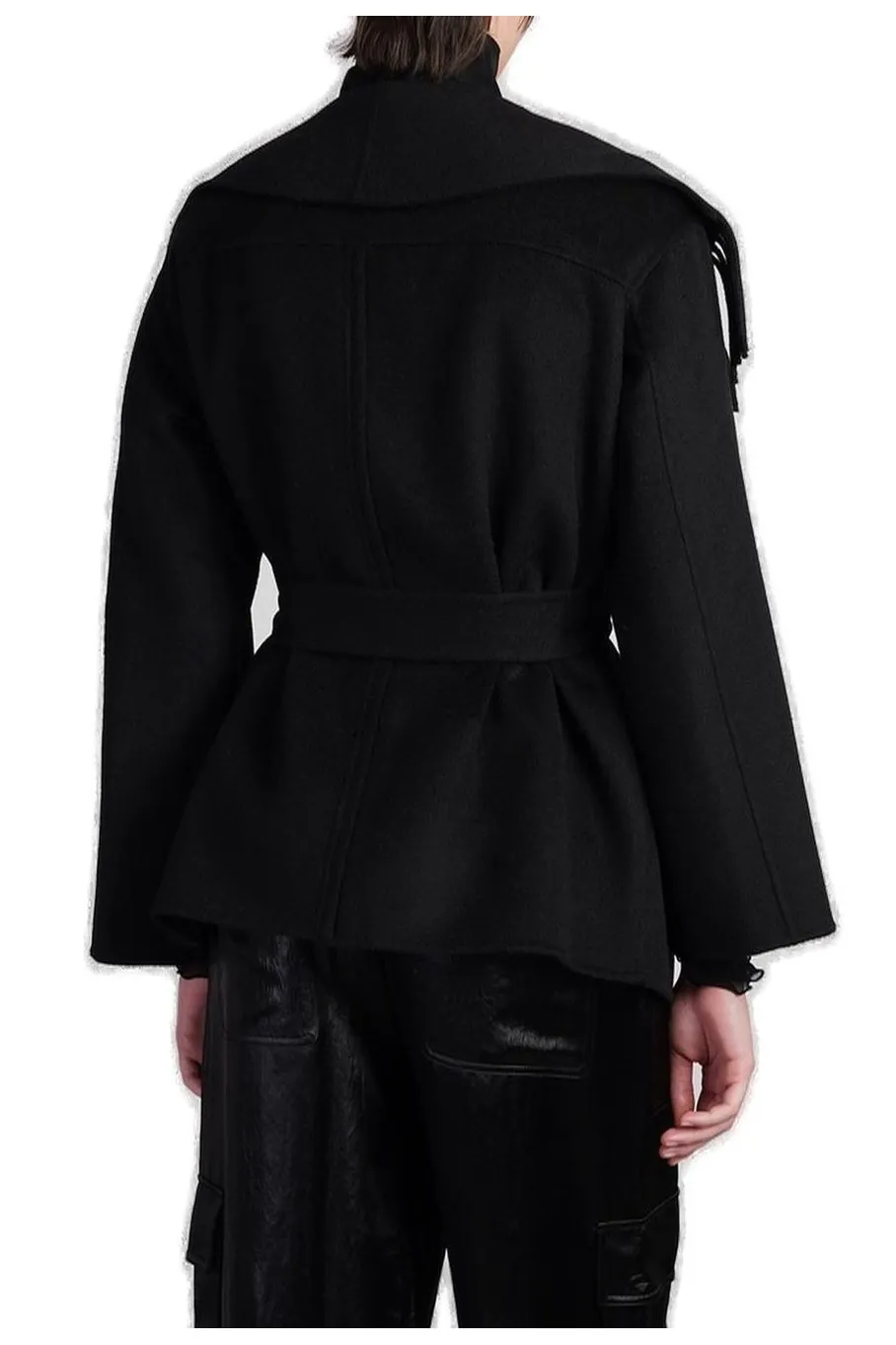 Fringed Wrap Jacket