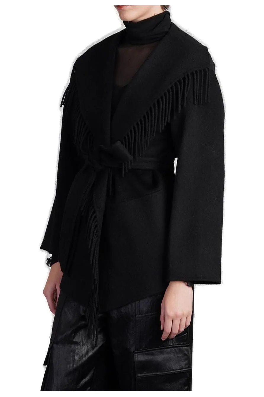 Fringed Wrap Jacket