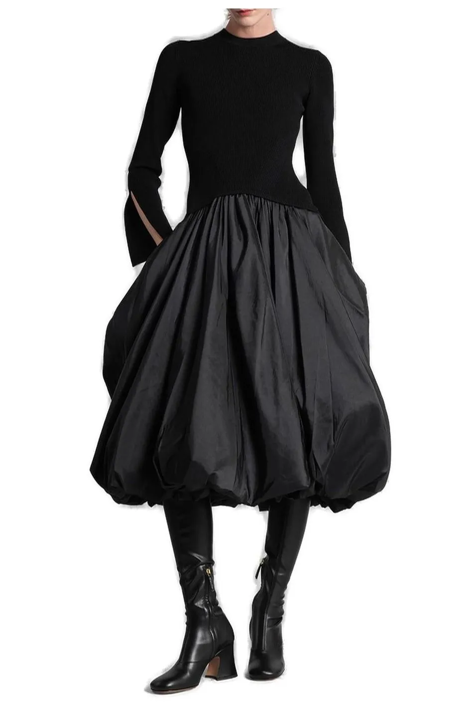 Balloon Hem Dress