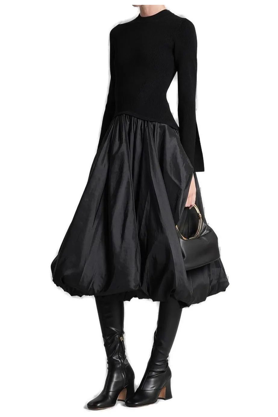 Balloon Hem Dress