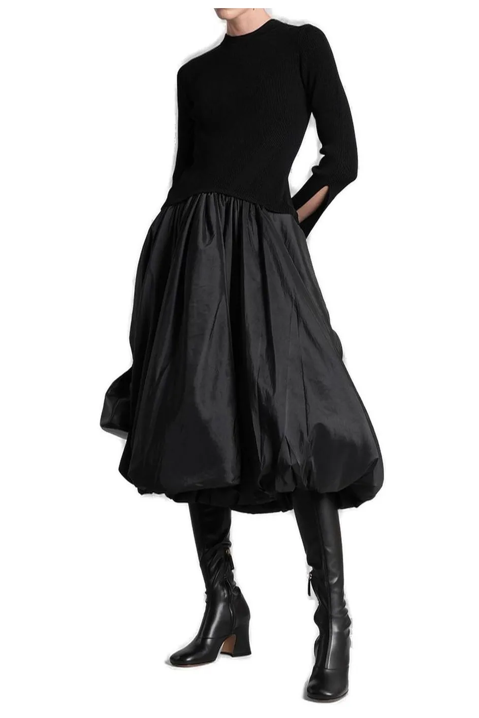 Balloon Hem Dress