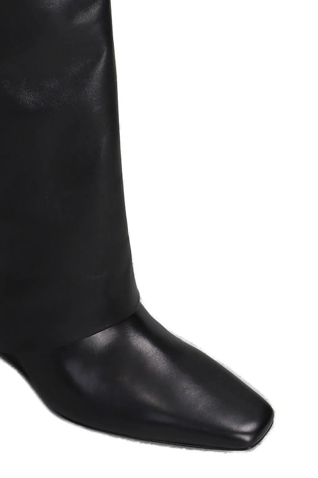 Knee-High Boots With Fringe