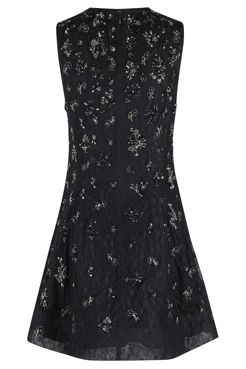 Embellished A-Line Dress