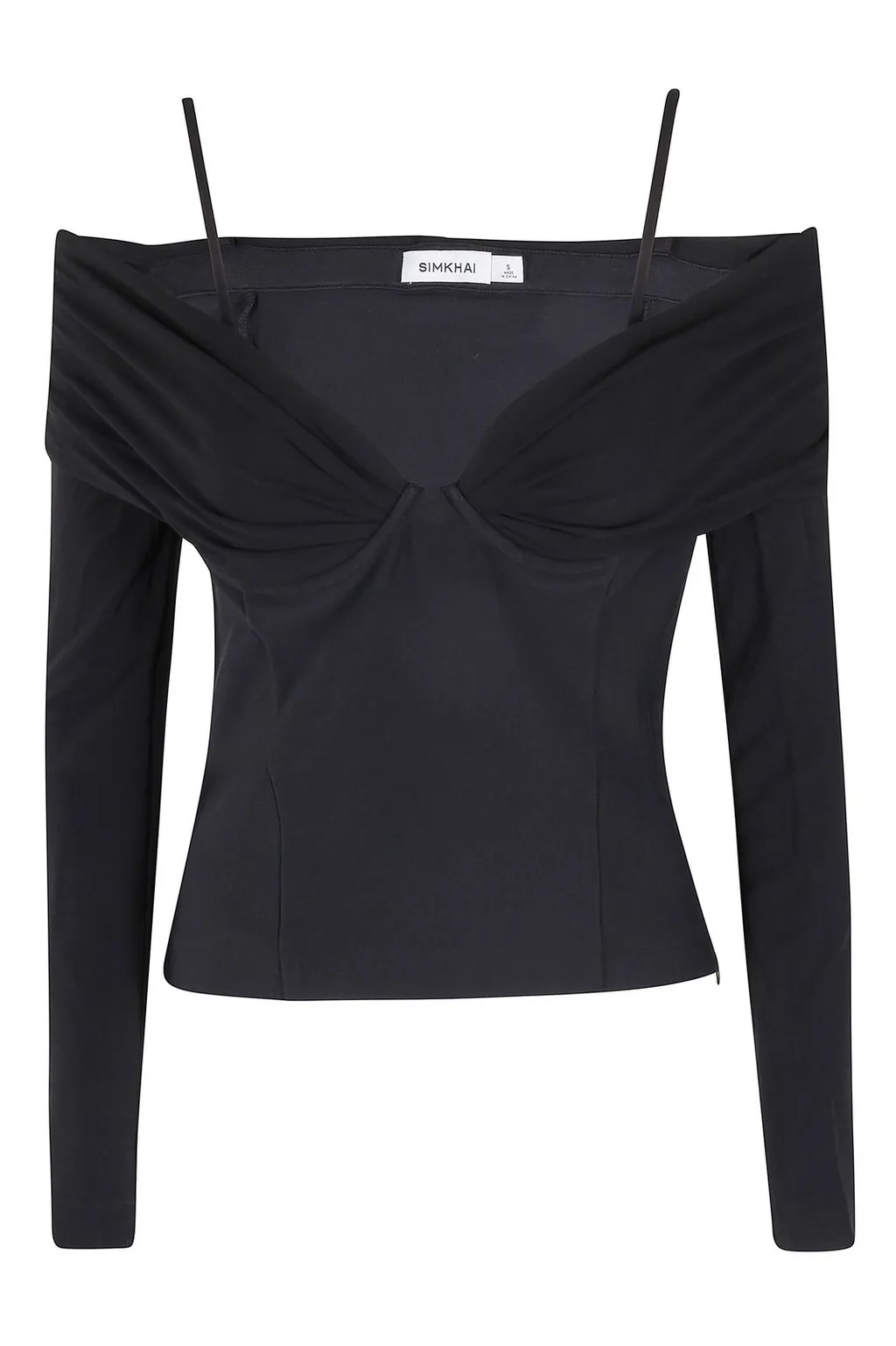Off-The-Shoulder Draped Top
