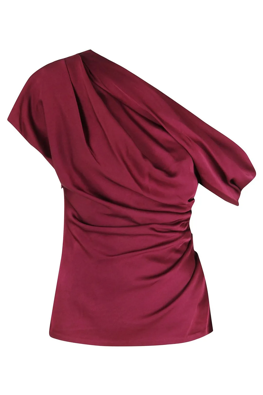 One-Shoulder Draped Top