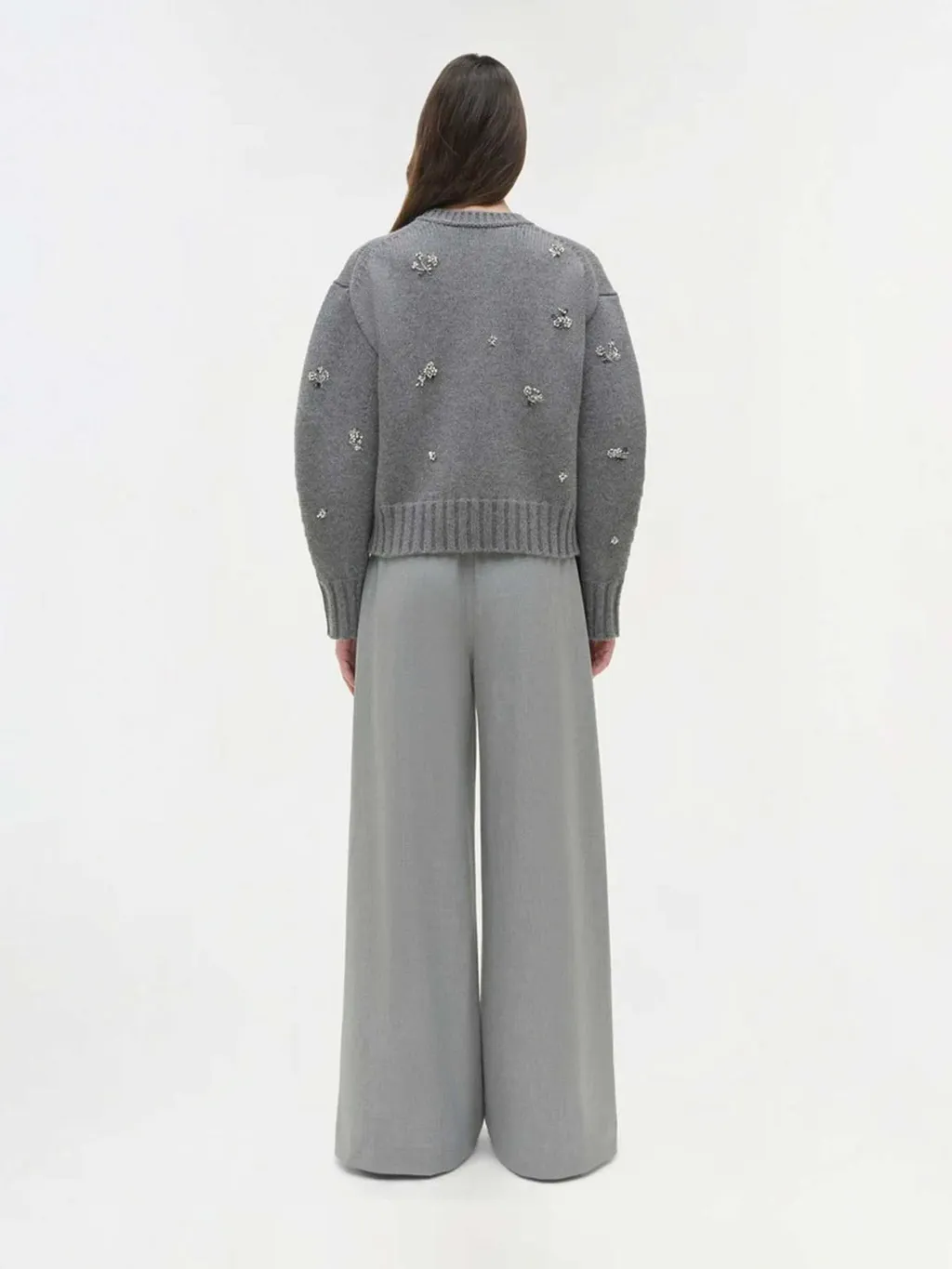 Embellished Crewneck Sweater