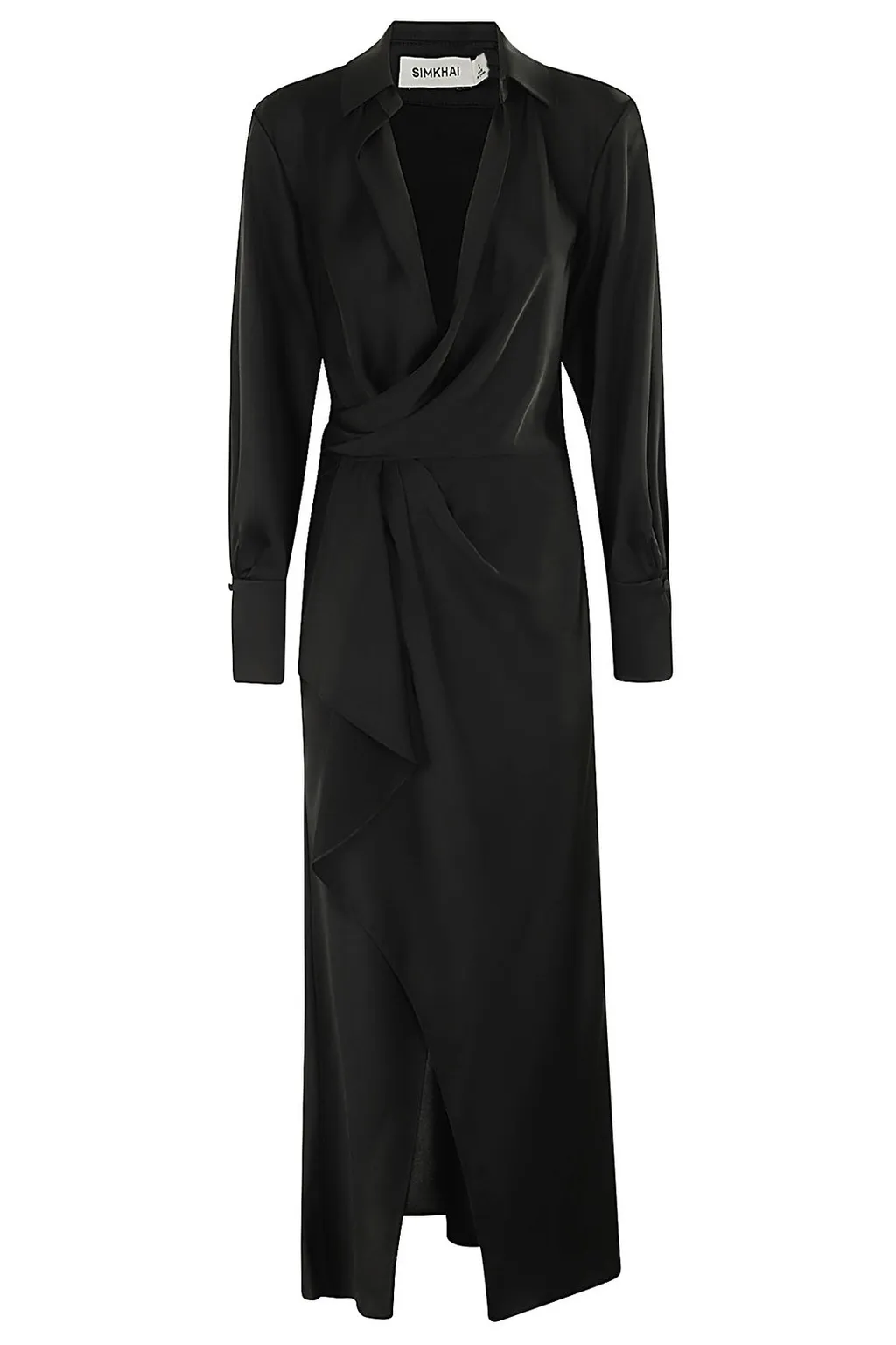 Draped Midi Dress