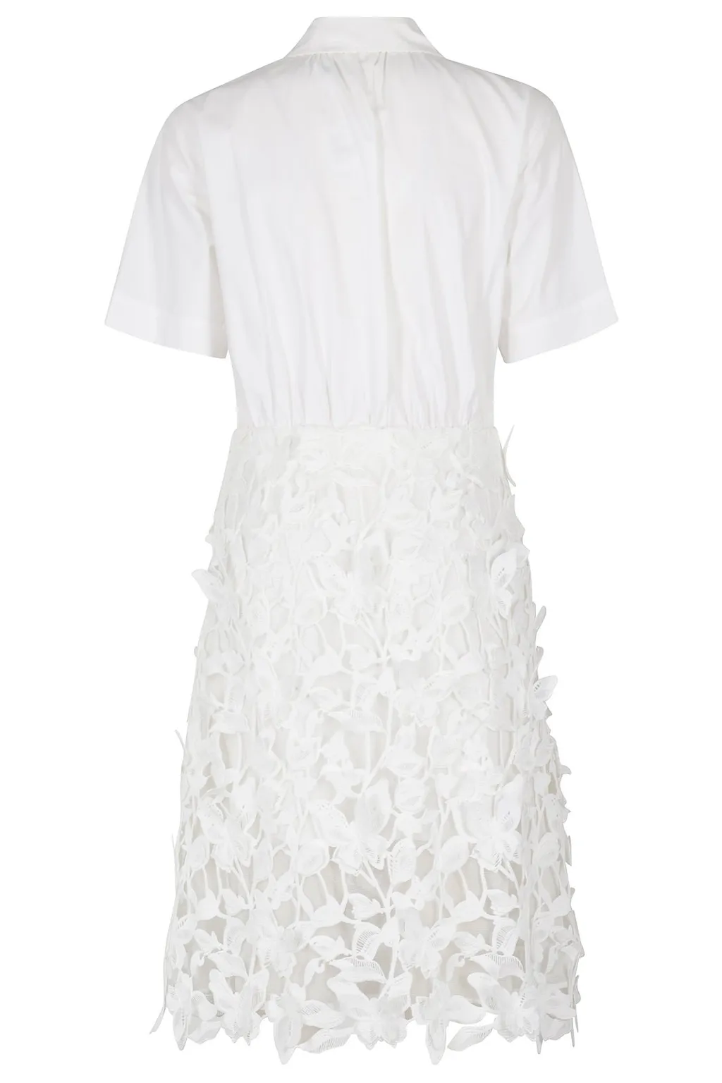 Shirt Dress With Butterfly Appliqué