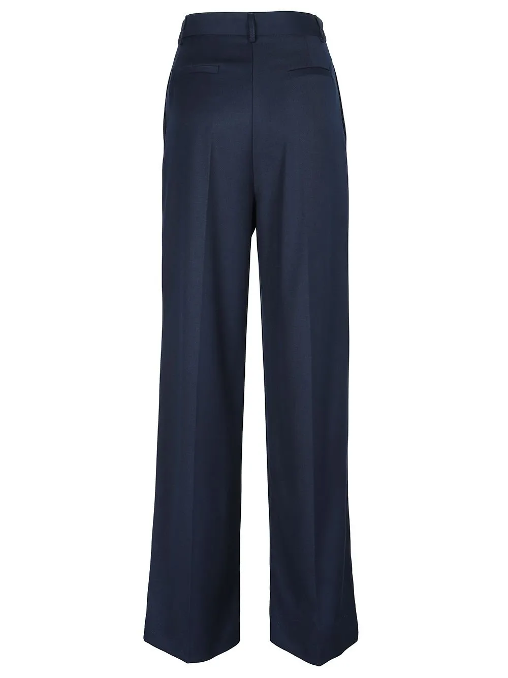 Pleated Wide-Leg Trousers