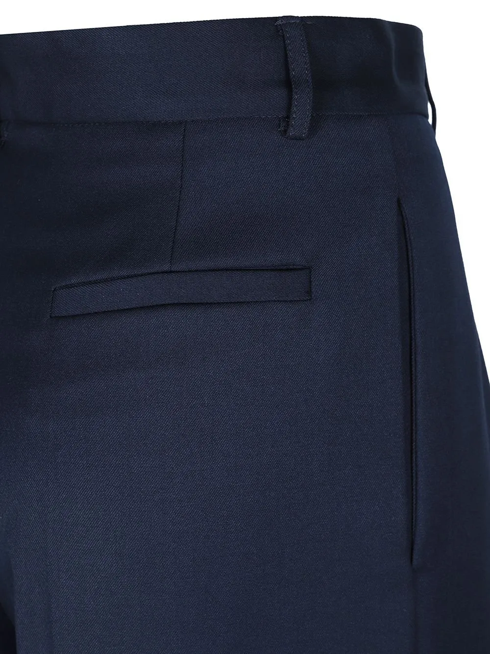 Pleated Wide-Leg Trousers