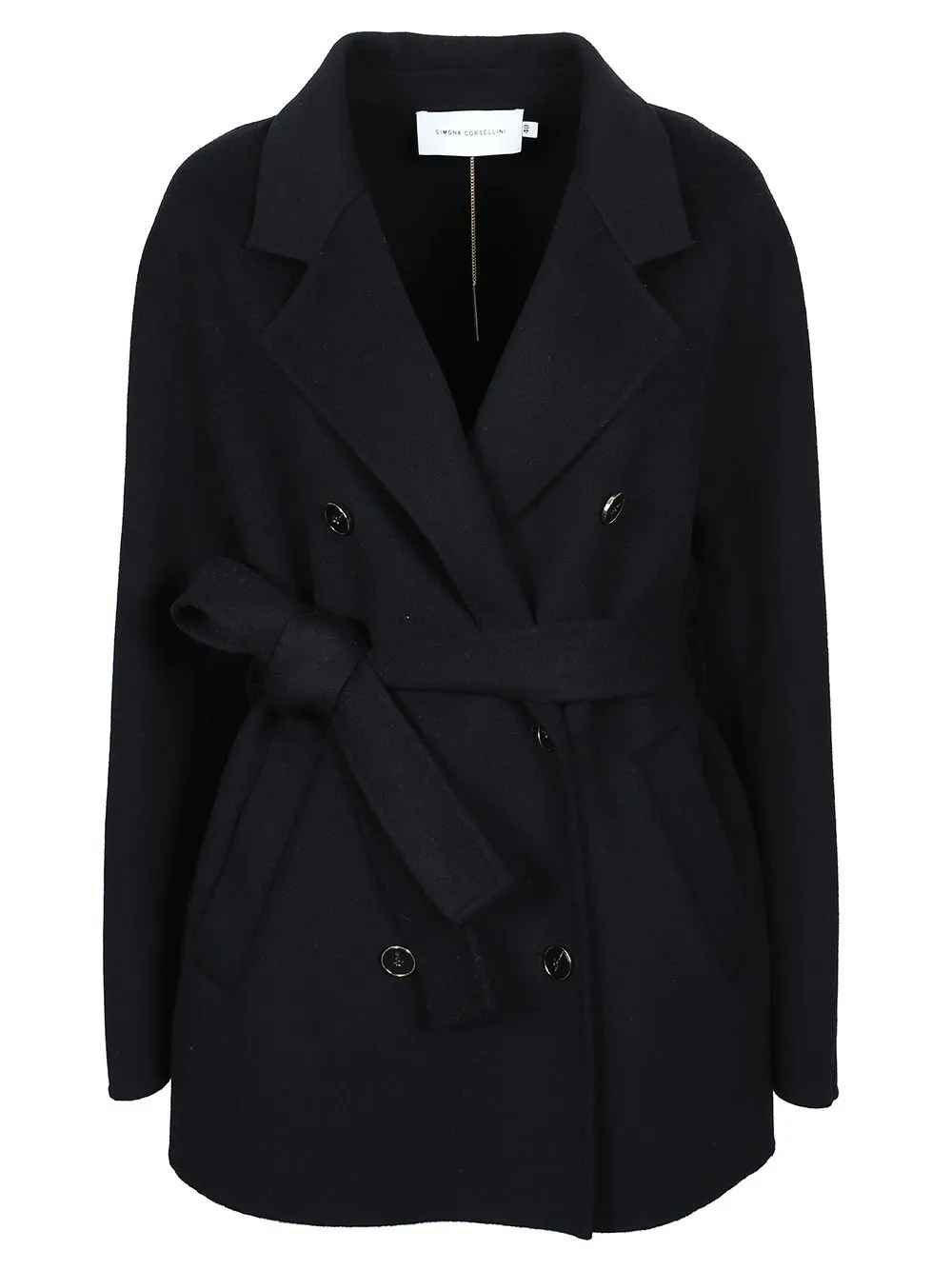 Double-Breasted Wool Coat