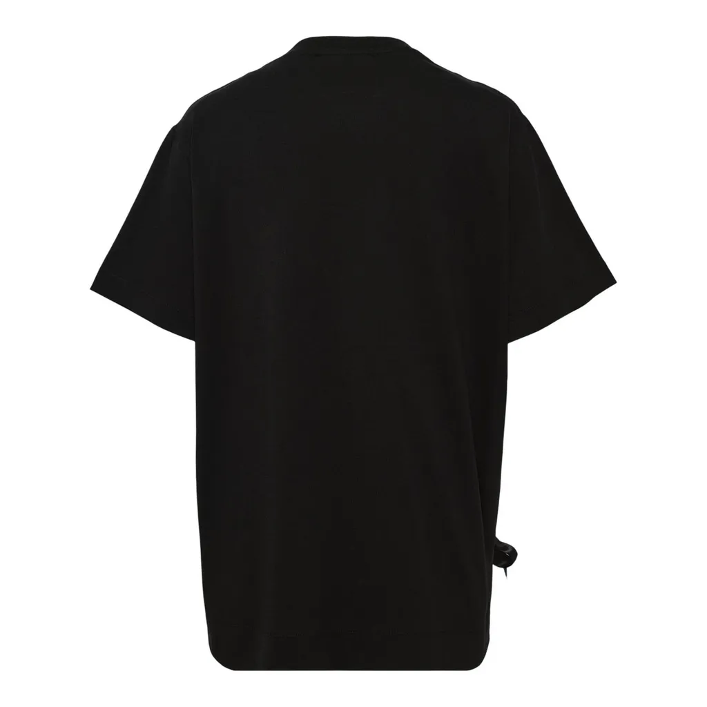 T-Shirt With Lace-Up Detail