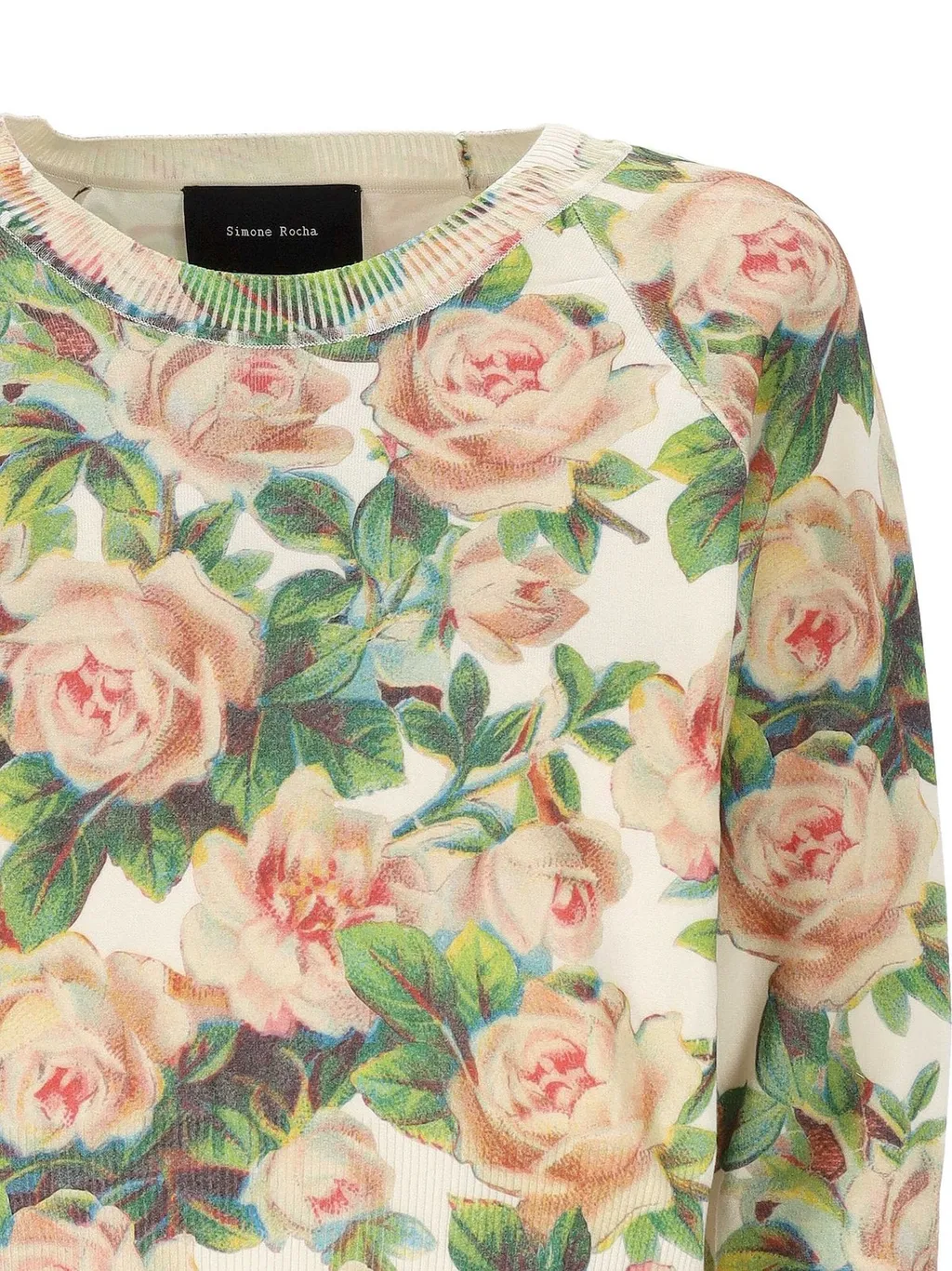 Floral Print Sweater