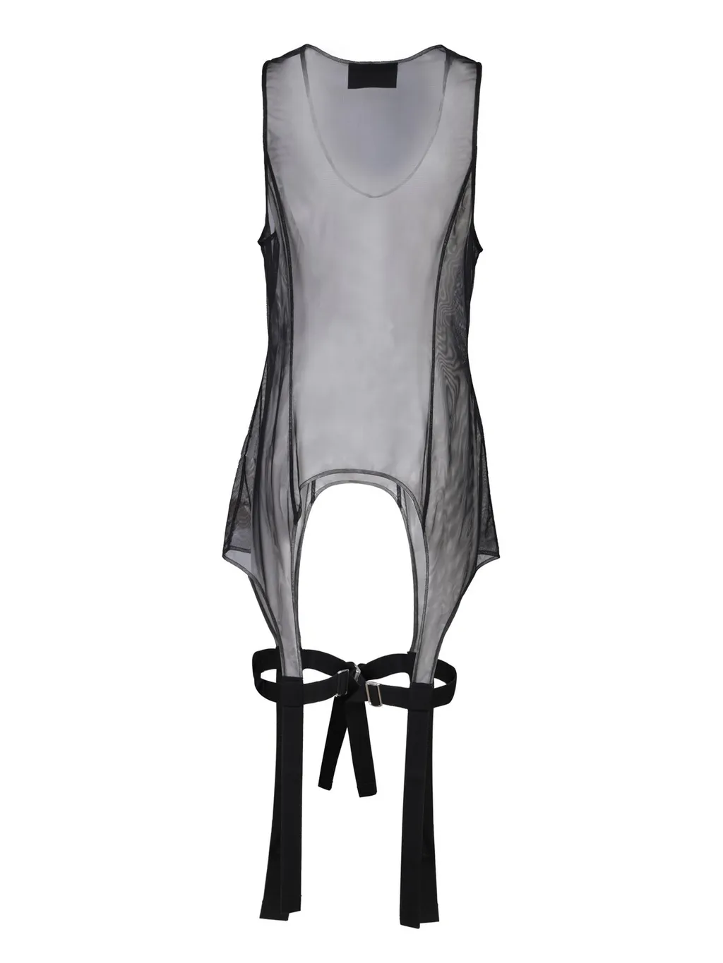 Mesh Corset Top With Straps