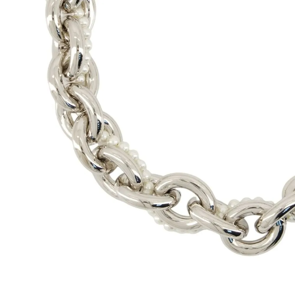 Chunky Chain Necklace With Pearls