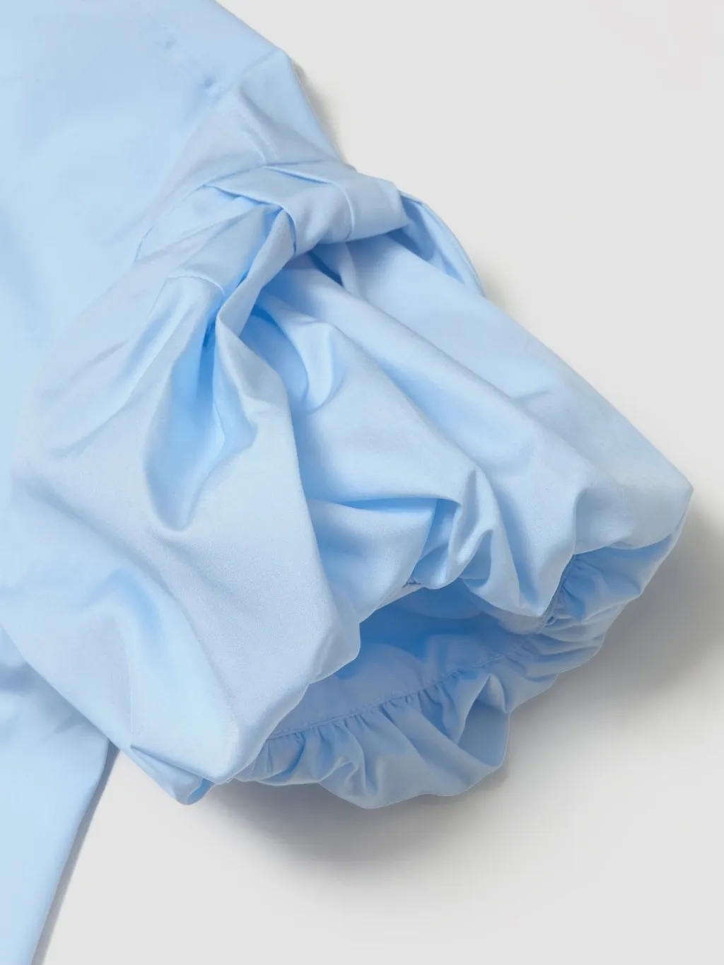 Shirt With Gathered Sleeves