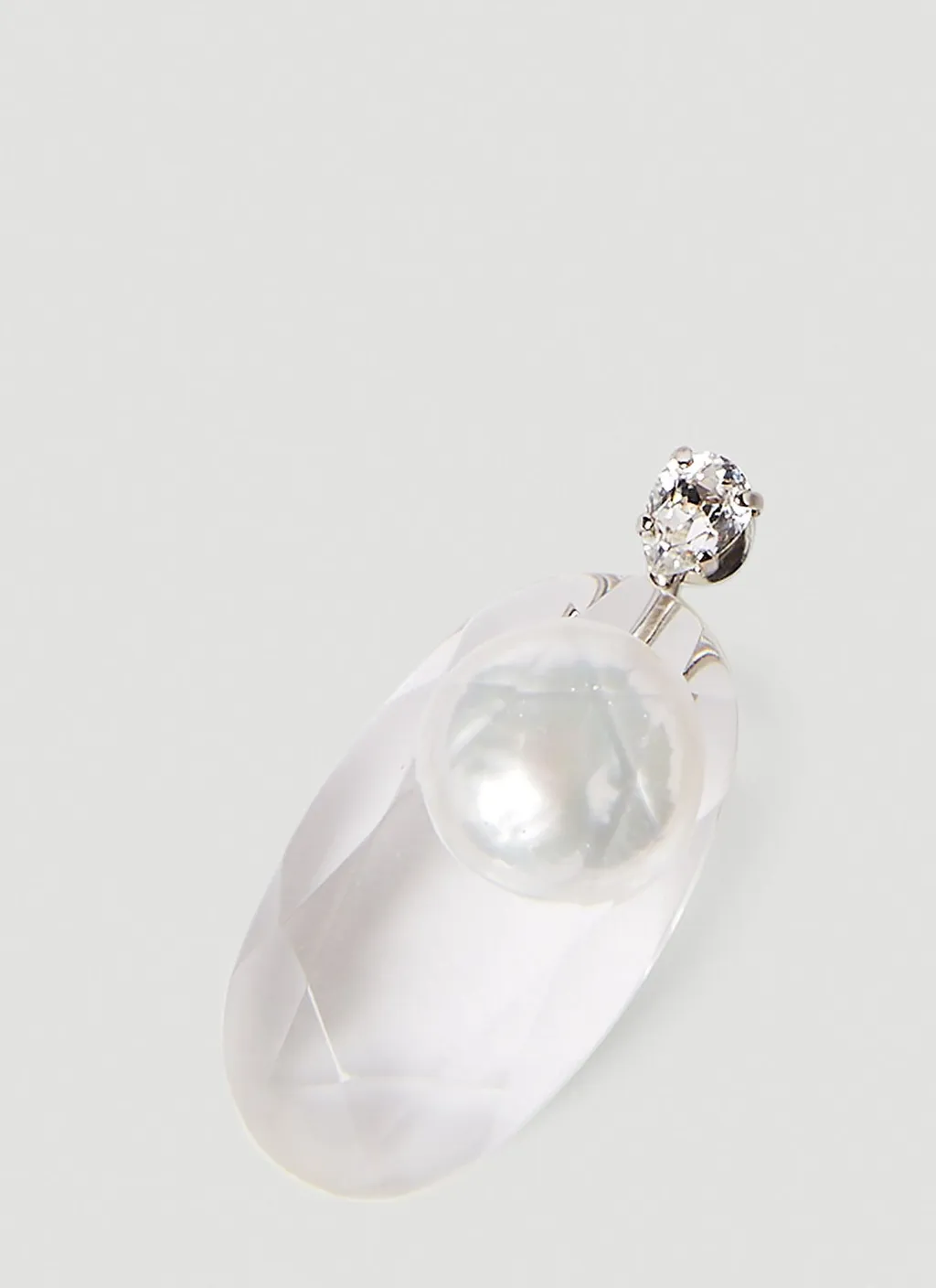 Drop Earrings With Pearl