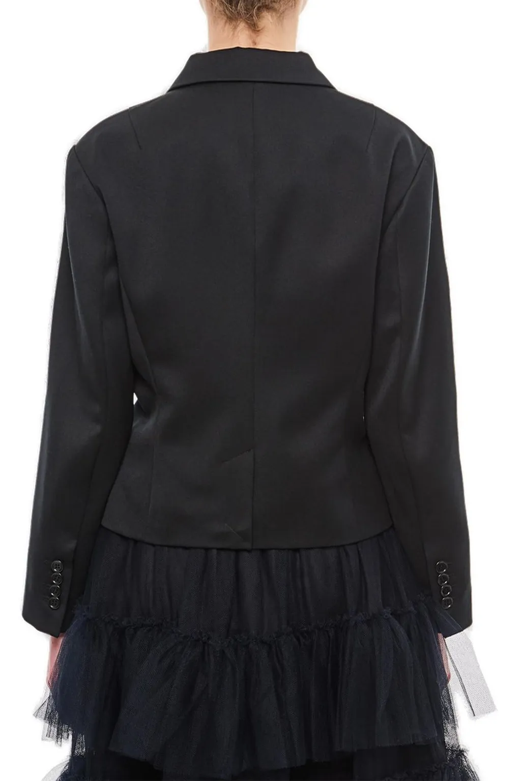 Blazer With Embellished Bodice
