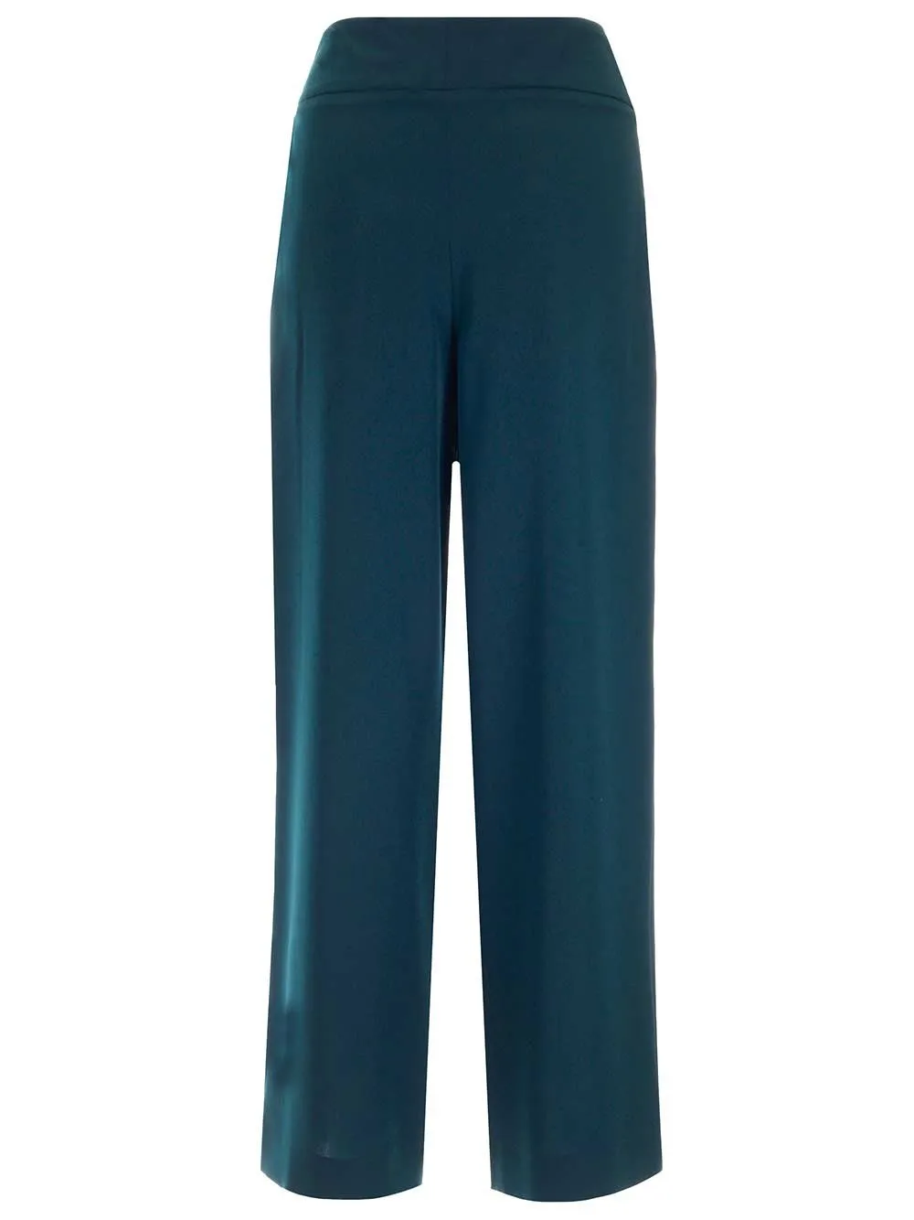 Wide-Leg Trousers With Belt