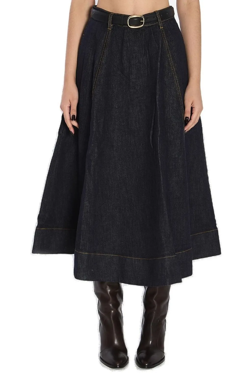 Polka Dot Fit And Flare Dress